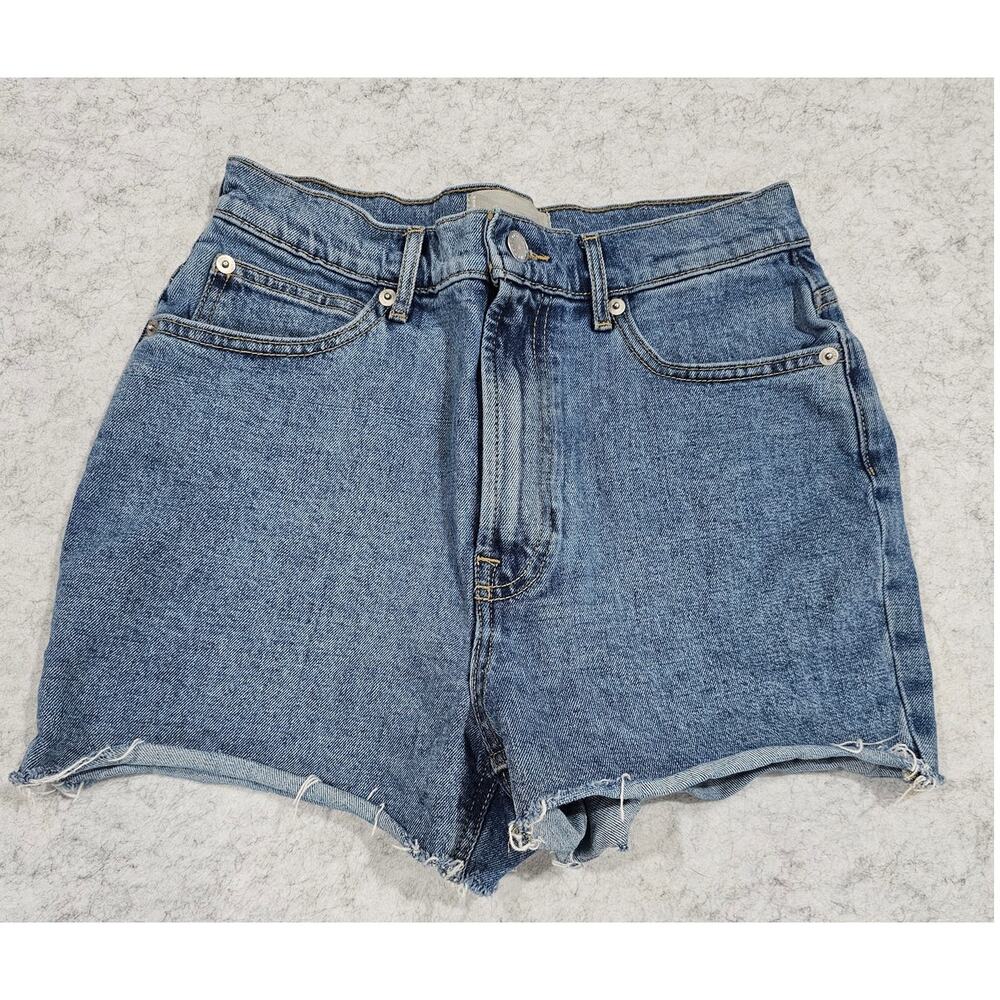 Everlane The Way High Denim Short, High Rise, Jean, 5 Pocket, Sz 25, New
